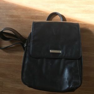 Vintage Hilliard & Hanson leather backpack